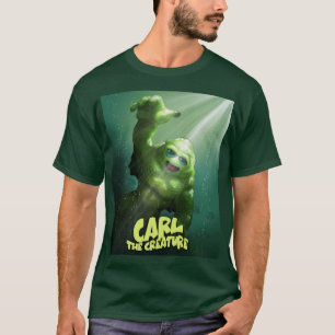 Carl the Creature at Movies T-Shirt