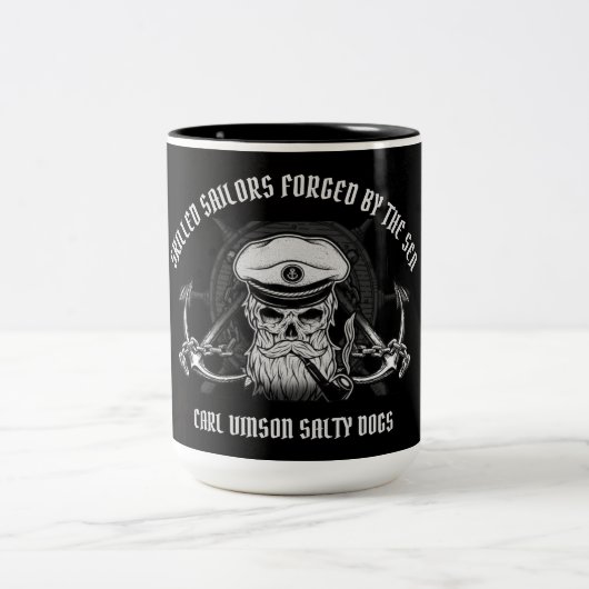 CARL VINSON SKILLED SAILORS ZWEIFARBIGE TASSE (Mittel)
