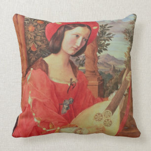 Carla Bianca von Quandt, c.1820 (Öl auf Leinwand) Kissen
