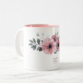 Carla-Brautparty-Geschenk-Kaffee-Tasse Zweifarbige Tasse (Vorderseite Links)