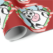 Carla-Kuh-WeihnachtsPackpapier Geschenkpapier (Rolleneckpunkt)