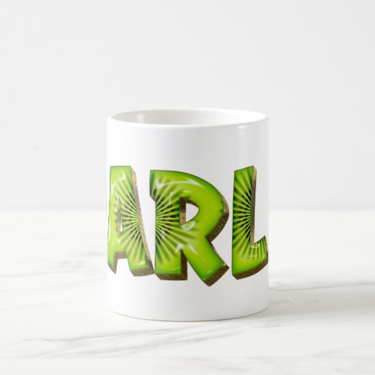 Carla Name Kiwi Style Tasse Teetasse Kaffeetasse (Mittel)