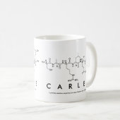 Carlee Peptidname Tasse (VorderseiteRechts)