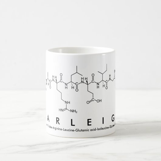 Carleigh Peptid-Namen-Tasse Kaffeetasse (Mittel)