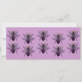 Carleighs Bienenkönigin-Einladungs-Mitteilungen Einladung (Rückseite)