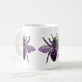 Carleighs Bienenköniginkleid und -geschenke Kaffeetasse (Vorderseite Links)
