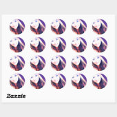 Carleighs Krewe Foto Round Stickers (Blatt)
