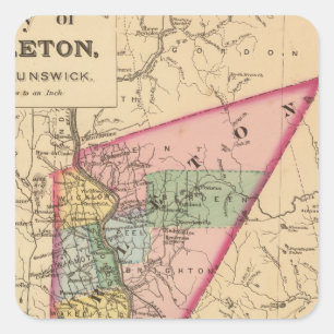 Carleton Co, Notiz: Quadratischer Aufkleber