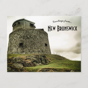 Carleton Martello Tower New Brunswick Kanada Postkarte