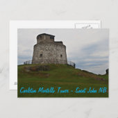 Carleton Martello Turm - Johannes Notiz: Postkarte (Vorne/Hinten)