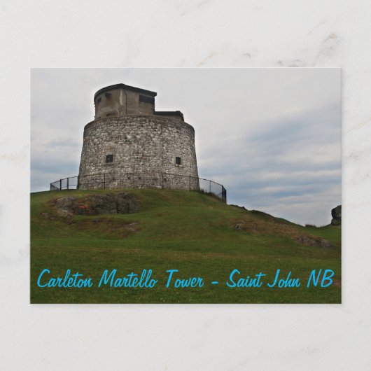 Carleton Martello Turm - Johannes Notiz: Postkarte (Vorderseite)