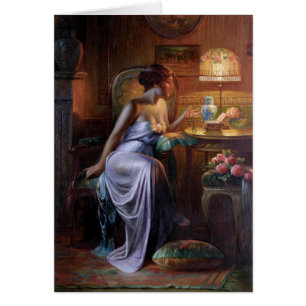 Carlier: Elegante Dame mit Halskette