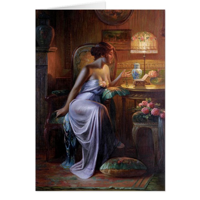 Carlier: Elegante Dame mit Halskette (Vorne)