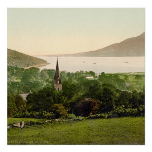 Carlingford Lough, Co. Down, N. Irland Landschaft Poster