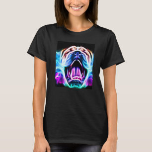 Carlino-Hunde-Kunstwerk süßer Mops-Welpe T-Shirt