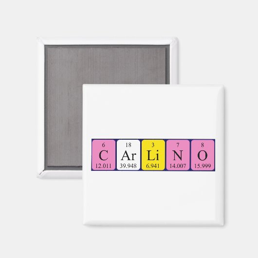 Carlino Periodenmagnet Magnet (Vorderseite/Rückseite)