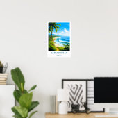 Carlisle Bay Barbados Travel Print Poster (Heimbüro)