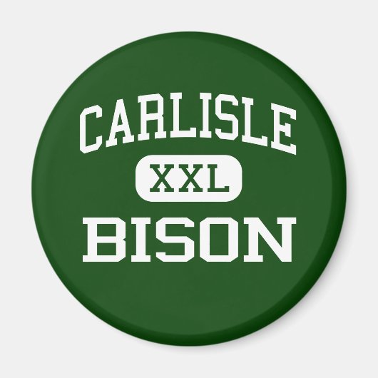 Carlisle - Bison - High - Carlisle Pennsylvania Magnet (Vorne)