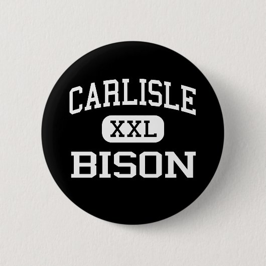 Carlisle - Bison - Highschool - Carlisle Arkansas Button (Vorderseite)