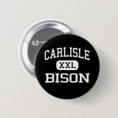Carlisle - Bison - Highschool - Carlisle Arkansas Button (Vorne & Hinten)