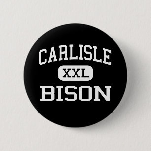 Carlisle - Bison - Highschool - Carlisle Arkansas Button