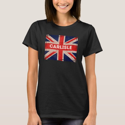 Carlisle Flag Border Town Proud North England T-Shirt (Vorderseite)