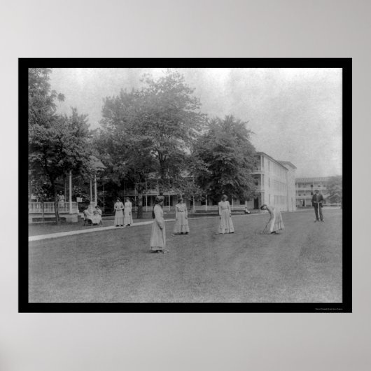 Carlisle Indian School in Carlisle, PA 1901 Poster (Vorne)