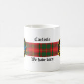 Carlisle schottische Wappen- und Tartan-Tasse Kaffeetasse (Mittel)