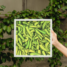 Carliston Banana Paprikaschoten Schwarze Kontur