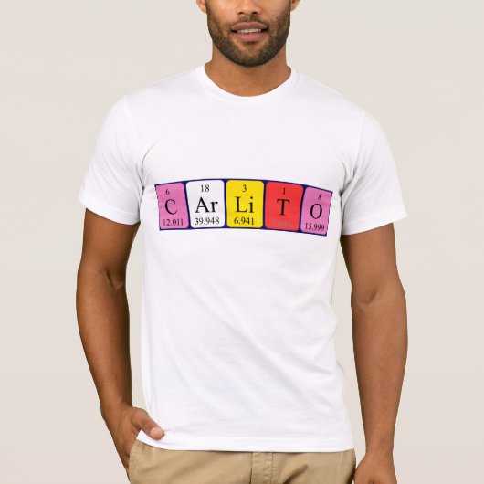 Carlito Periodenname Shirt (Vorderseite)