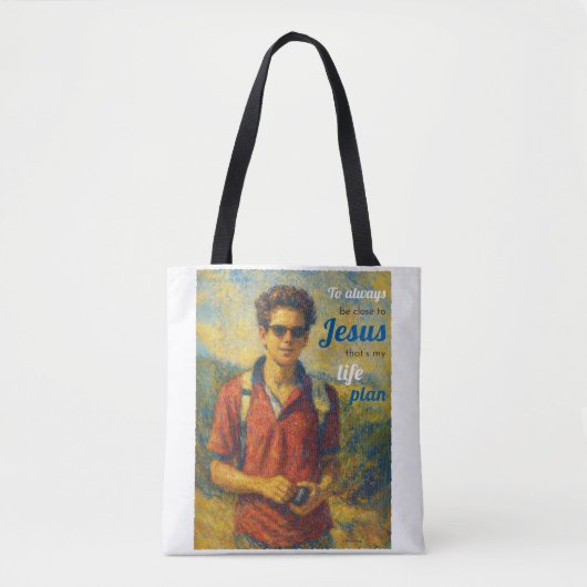 Carlo Acutis Quote Tasche (Vorderseite)