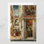 Carlo Crivelli - Die Verkündigung, mit Saint-Emid Einladung (Vorne/Hinten)