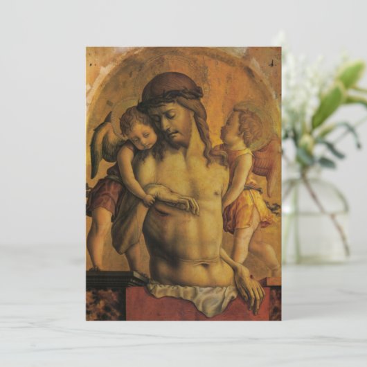 Carlo Crivelli - Pietà Einladung (Stehend Vorderseite)