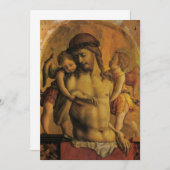 Carlo Crivelli - Pietà Einladung (Vorne/Hinten)