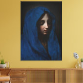 Carlo Dolci (1616-1687) - Blaue Madonna Leinwanddruck (Insitu (Wohnzimmer))