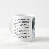 Carlo Gambino Kaffeetasse (Vorderseite Links)