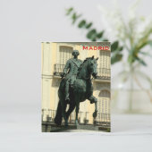 Carlos III Postkarte (Stehend Vorderseite)