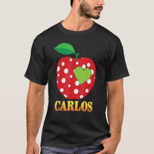 Carlos Liebe School Zurück zur Schule Kinderstuden T-Shirt