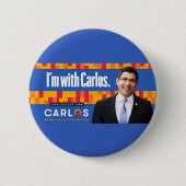 Carlos Menchaca für NYC Mayor 2021 Button (Vorderseite)