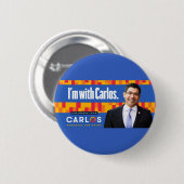 Carlos Menchaca für NYC Mayor 2021 Button (Vorne & Hinten)