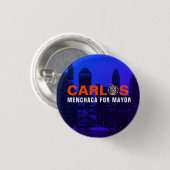 Carlos Menchaca für NYC Mayor 2021 Button (Vorne & Hinten)
