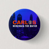 Carlos Menchaca für NYC Mayor 2021 Button (Vorderseite)