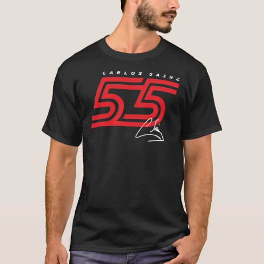 Carlos Sainz 55 Classic T - Shirt (Vorderseite)