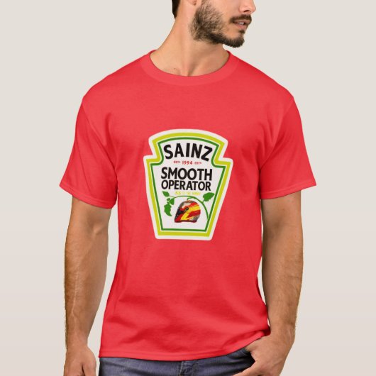 Carlos Sainz-Glattleute T-Shirt (Vorderseite)