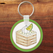 Carlota de Limón Mexikanischer Limoner Icebox-Kuch Schlüsselanhänger (Vorderseite)