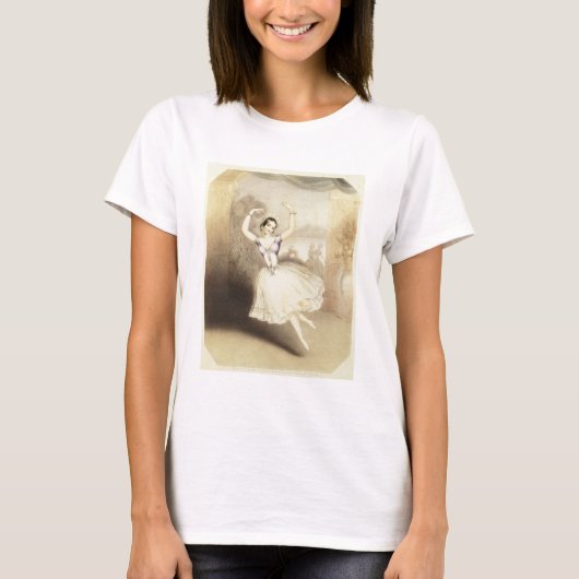 Carlotta Grisi (1819-99) im Ballett von Peri T-Shirt (Vorderseite)