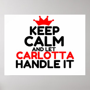 CARLOTTA HANDLE IT POSTER