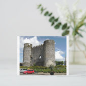 Carlow Castle ruins, Carlow town, Irland Postkarte (Stehend Vorderseite)