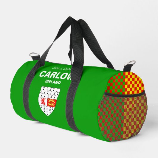 Carlow Irland - Irisch Personalisiert Duffle Bag (Rechte Ecke)