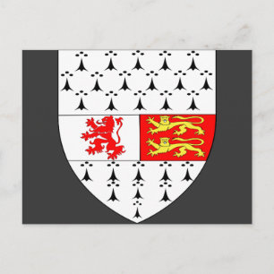 Carlow Landkreis Wappen, Irland Postkarte